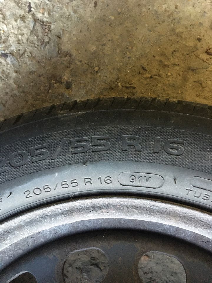 Sommerkomplettrad Michelin 205/55R16 91V 8E0601027D in Marienberg