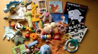 Paket Babyspielzeug Holz Bücher Rasseln Knister Nordrhein-Westfalen - Rheda-Wiedenbrück Vorschau