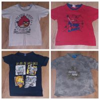 4 T-Shirts in Gr. 110/116, u.a. Spiderman, Angry Birds Brandenburg - Schwedt (Oder) Vorschau