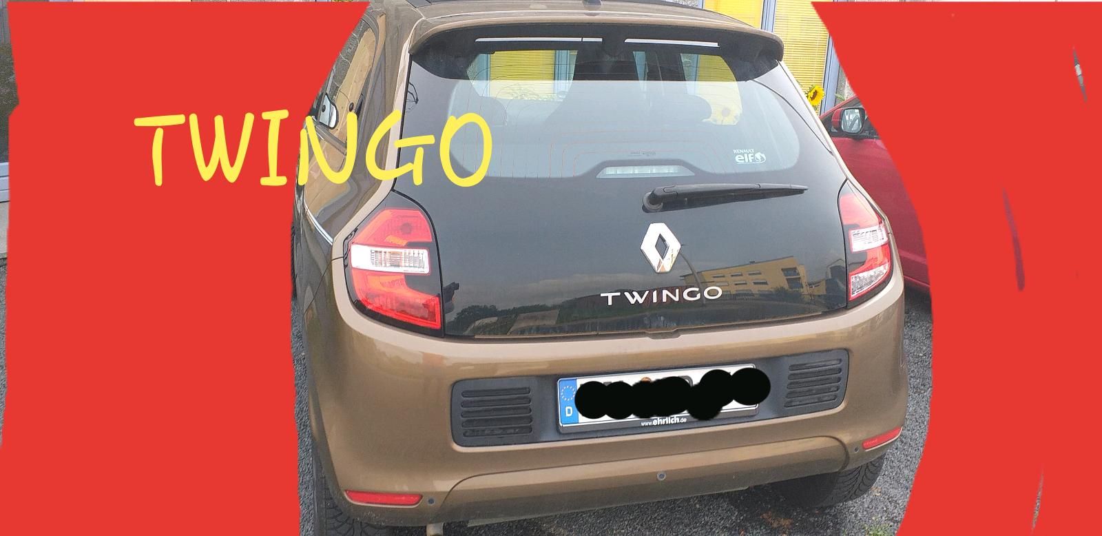 Abbildung des Autos Renault Twingo mit Faltd…