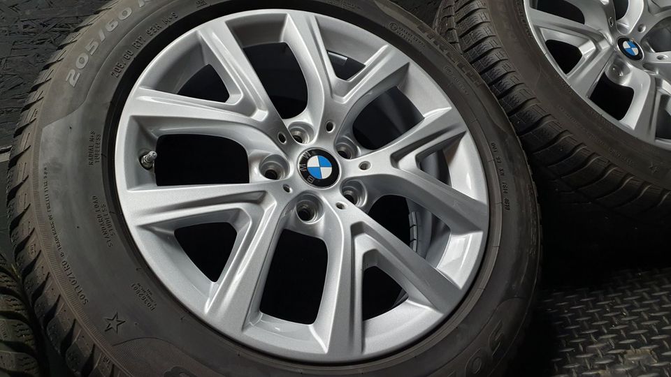 4 Orig BMW X1 F48 X2 F39 Alufelgen Winterreifen 205/60 R17  7,0mm in Aidlingen