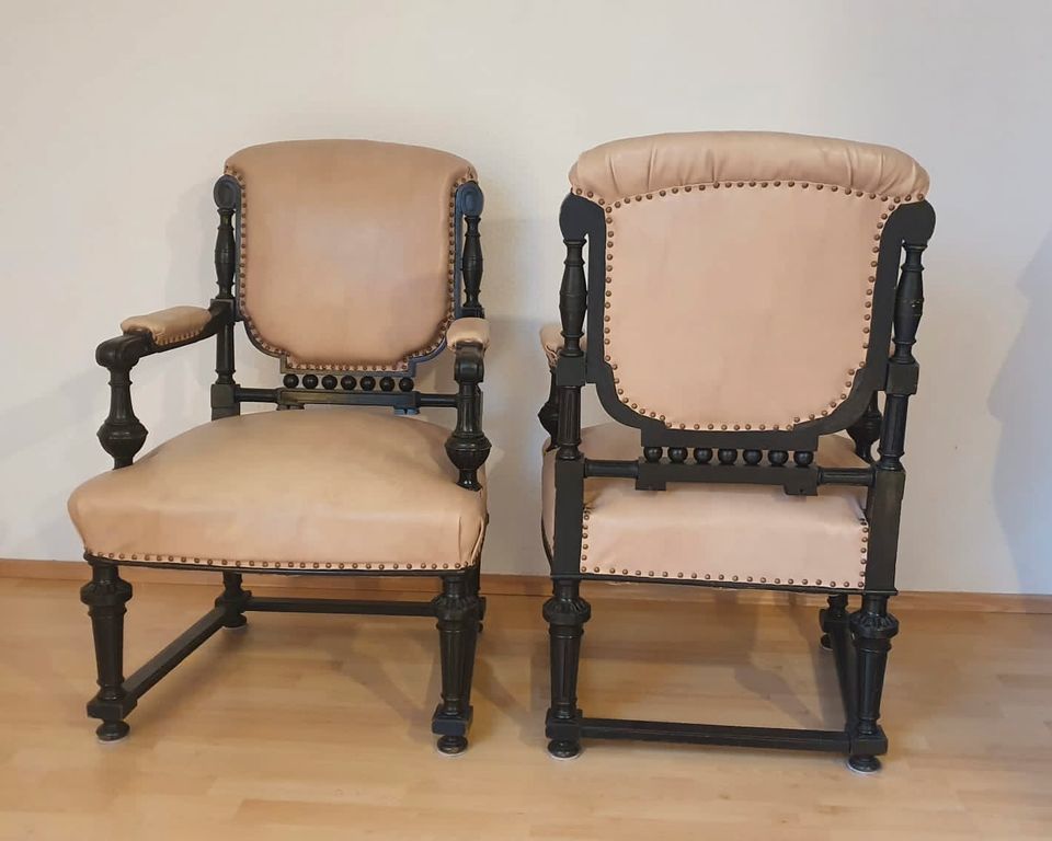 4 antike  Stühle, 2 mit Lehne (Historismus, Gründerzeit) in Nürnberg (Mittelfr)