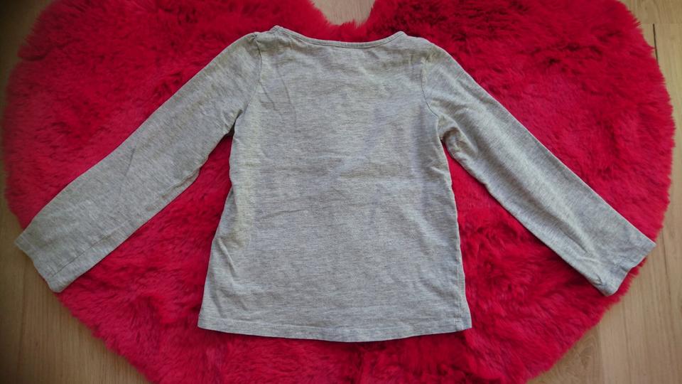 Langarmshirt weiß grau blau Hello Kitty Mädchen Gr. 110/116 in Rühen