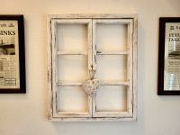 ♥ Weißes Shabby Chic Holzfenster mit Türen Fensterrahmen *PAYPAL* Nordrhein-Westfalen - Lüdenscheid Vorschau