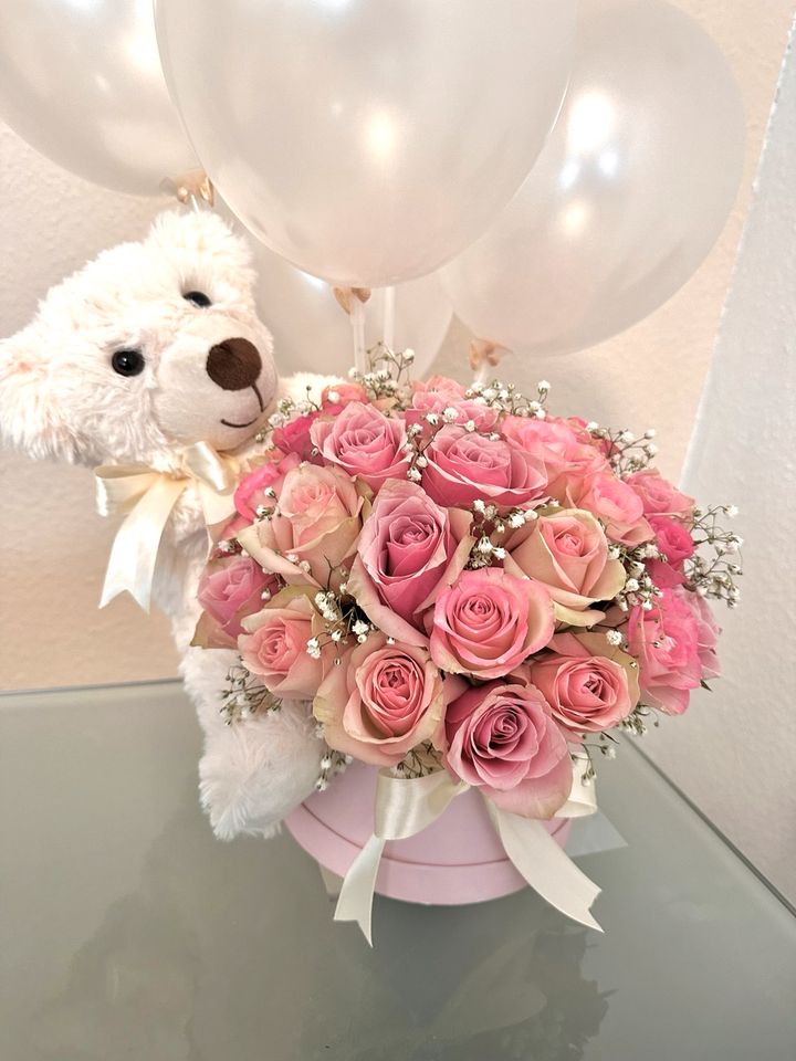 Valentinstag, Geschenk, Ballon, Rosen, Rosenbox, Teddy, Liebe in Karlsruhe