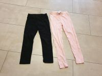 Leggings in schwarz und rosa Gr 116 Niedersachsen - Sittensen Vorschau