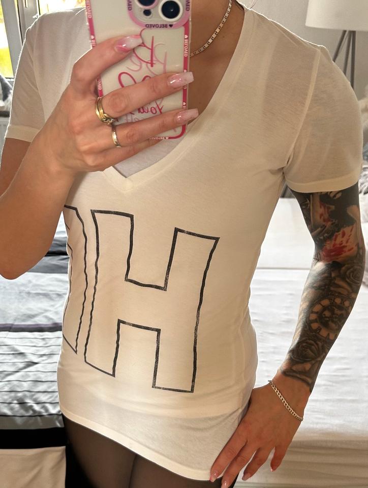 T-Shirt Bluse Top Oversize von Local Celebrity, Gr. M, Crem in Kemberg