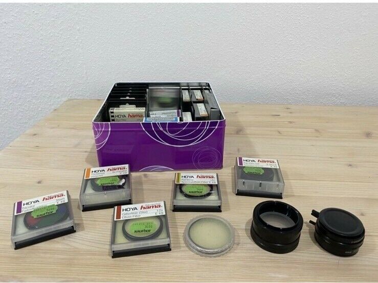 Foto Zubehör Filter Retro komplette Box zu verkaufen mit Inhalt in Bad Wimpfen