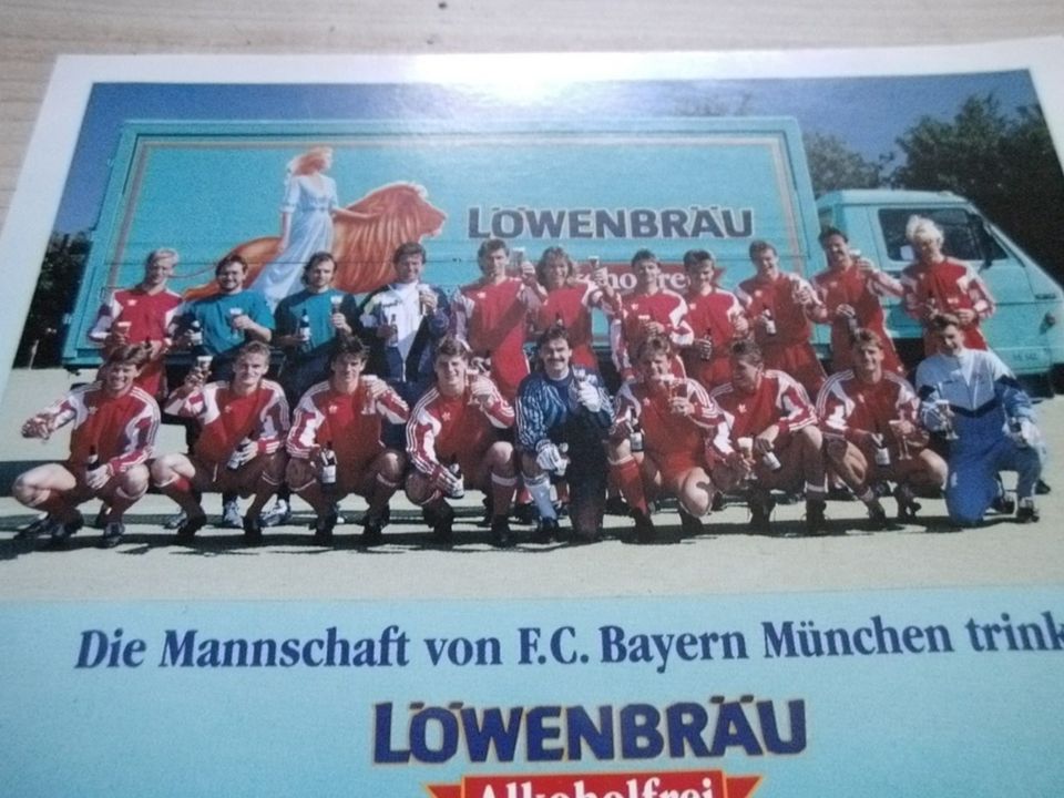 Bayern München Mannschaft von 1983 / 84 in Forchheim