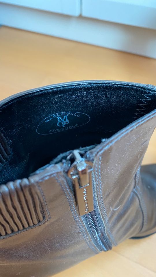 Marc o’ Polo Stiefeletten grau Leder 38 in Reutlingen