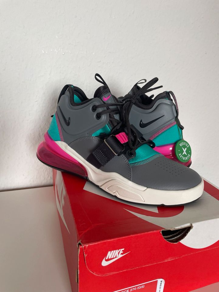 Nike Air Force 270 Cool Grey Hyper Jade in Hemmingen