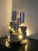 SONDERPREIS - Adventskranz mit Holzbalken - LED`s + Kerzen Bayern - Wehringen Vorschau