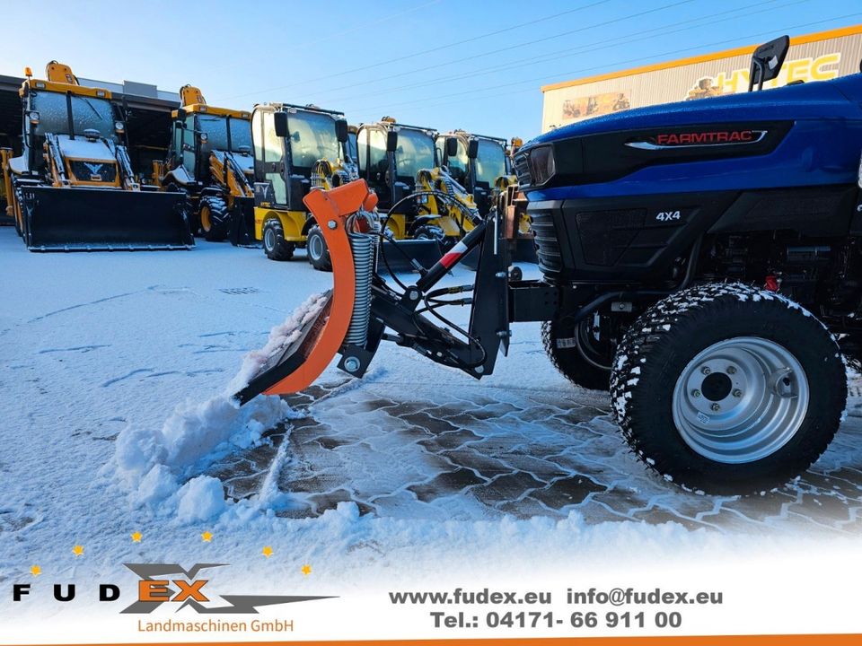 Fudex Schneeschild FM-130 130cm hydraulisch Schwenkbar Traktor Kleintraktor Zubehör in Winsen (Luhe)