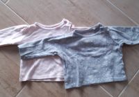 2er-Set Baby Langarm-Shirts rosa/grau,  Größe 62/68 von lupilu Hessen - Langgöns Vorschau
