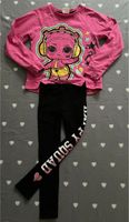 Set LOL pulli leggings pink schwarz Glitzer 122 128 Bayern - Kempten Vorschau