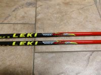 Leki race shark Kinder Langlauf Stöcke Carbon 125 cm rot gelb Sachsen - Dippoldiswalde Vorschau