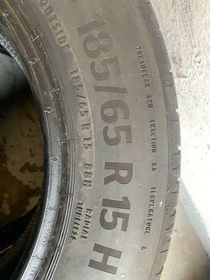 2 St. Continental Sommer Reifen 185/65/R15, 2019, 6 mm, 2 Stück in Hannover