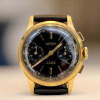 Vintage Uhr Chronograph Suisse HEMA Landeron 149 Black Dial 50er Mecklenburg-Vorpommern - Wismar Vorschau