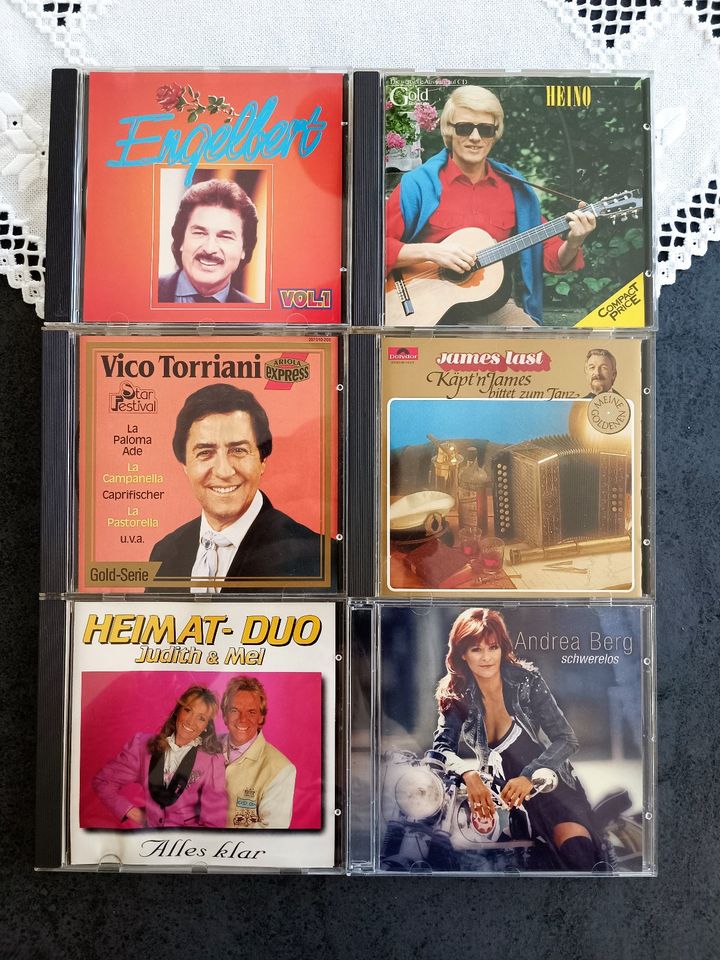 6 Musik CDs Querbeet Konvolut Super Hits Mix & Schlager in Bad Bederkesa