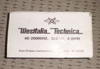 Verkaufe neue Lautspreche Westfalia Technica ( Einbau ) Baden-Württemberg - Kirchheim unter Teck Vorschau