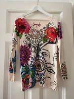 Desigual Pullover Damen L beige bunt Shirt Oberteil longsleeve Niedersachsen - Braunschweig Vorschau