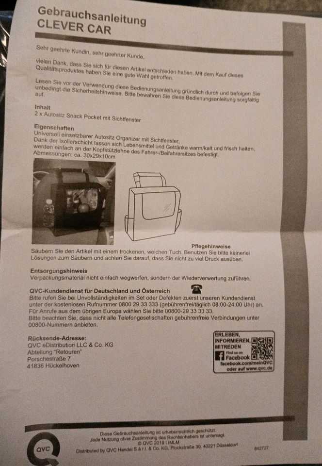 2x Kühltasche/Kühlbox/Autositz oder zum tragen Neu! Clever Car in Dortmund