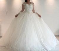 Hochzeitskleid Cecil inkl. Schleppe Reifrock Gr. XS/S Köln - Köln Merheim Vorschau