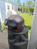 Motorradhelm mit Brille Niedersachsen - Dorum Vorschau