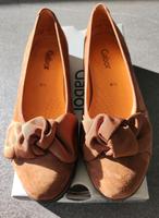 Gabor  Ballerina 37,5 Samtchevreau / Rips / new whisky Nordrhein-Westfalen - Rietberg Vorschau
