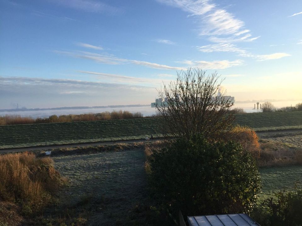 Ferienwohnung mit Elbblick auf Krautsand in Drochtersen