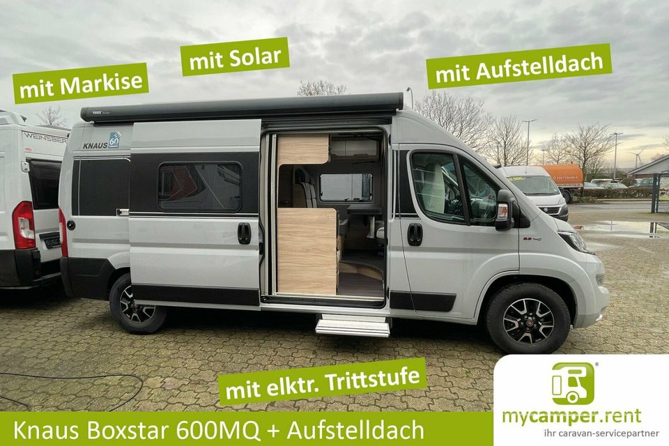 2024 Deluxe Familien Kastenwagen mit Aufstelldach mieten - Weinsberg CaraBus 600MQ Automatik Solar Autark 150L Kühlschrank mit AHK Anhängerkupplung Fahrradträger in Kerken