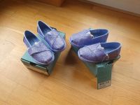 Toms NEU OVP 22 Baby Schuhe Mädchen Lila Glitzer Zwilling Classic Stuttgart - Zuffenhausen Vorschau