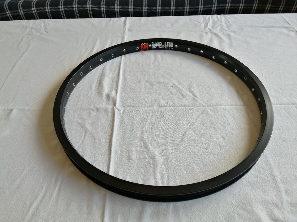 SUN Rims Rhyno Lite BMX Felge Rim 20" 36H schwarz NOS neu in Neunkirchen-Seelscheid