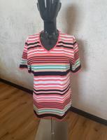 Shirt gestreift Bexleys Größe M 38 weiß orange schwarz grün Niedersachsen - Wanna Vorschau