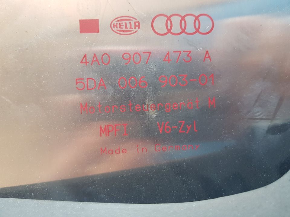 Audi A6 C4 100 V6 Motor mit Getriebe und Anbauteile in Wunsiedel
