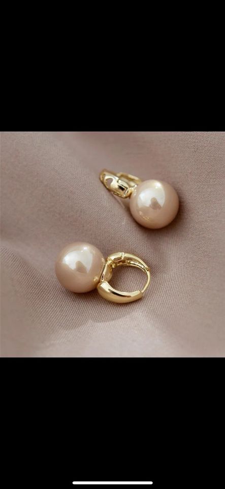 Ohrringe Perlen Vergoldet VERSAND Kostenlos in Unna