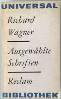 Ausgewählte Schriften von Richard Wagner Wandsbek - Hamburg Marienthal Vorschau