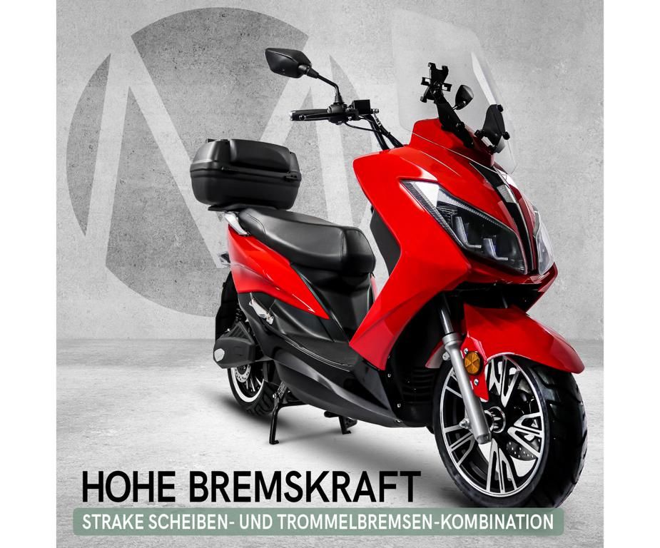 Maximus, E-Scooter MX2-45 - 45 km/h, 2 x 60V-32,5Ah Lithium Akkus in Herzberg/Elster