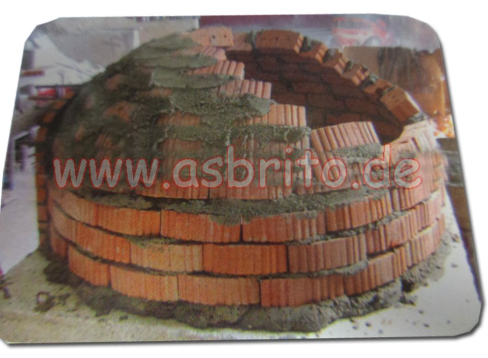 Holzbackofen Pizzaofen Steinbackofen Brotbackofen AS514 110x110cm in Lampertheim