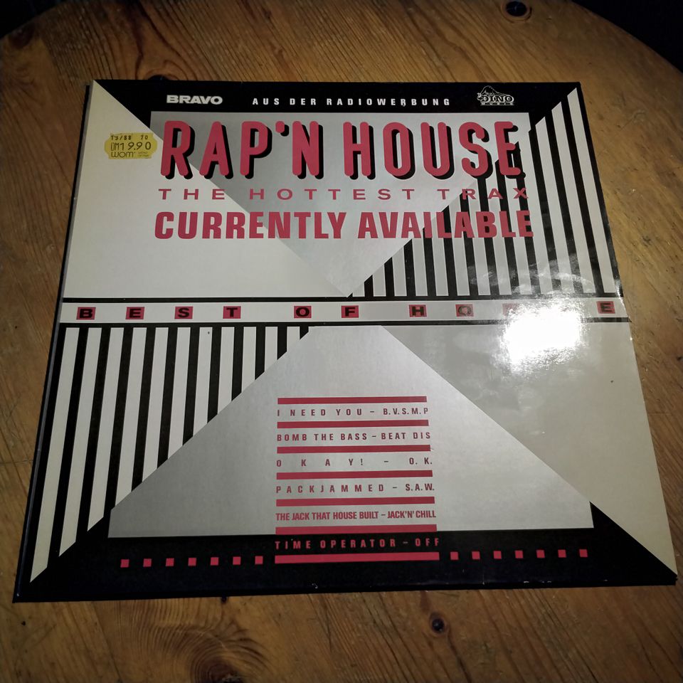 Rap 'n' House The Hottest Trax LP 1988 Vinyl near mint I need you in Kiel