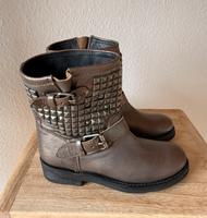 ASH Leder Boots Biker Nieten Metallic 39 wie Neu Hessen - Kassel Vorschau