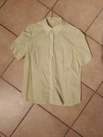 Bluse, kurzarm, Gr. 44, Eterna, bügelfrei, grün, gestreift Bayern - Penzberg Vorschau