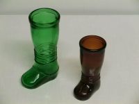 2 DDR Bierstiefel Glasstiefel Vase Brandenburg - Ruhland Vorschau