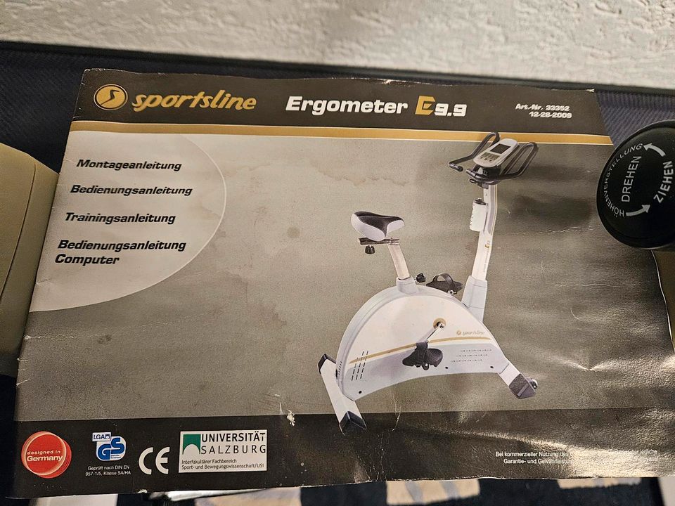 Studio Ergometer sportsline E9.9 in Nordrhein-Westfalen - Krefeld | eBay  Kleinanzeigen ist jetzt Kleinanzeigen