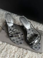 Guess Sandalen mit Absatz Pumps grau Silber Designer 38 Niedersachsen - Braunschweig Vorschau