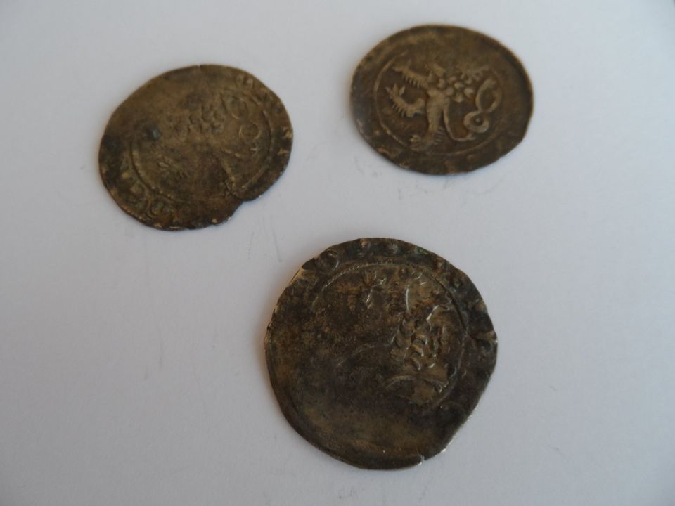 Münzen aus 13./14. Jh. aus Nachlas in Düsseldorf