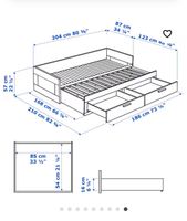 Ikea Bett BRIMNES Niedersachsen - Halle (Holzminden) Vorschau