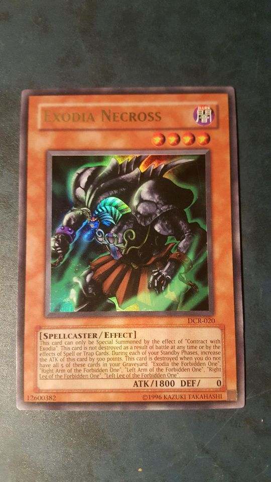 Yugioh Exodia Necross schwarze ultra rare in Zwickau