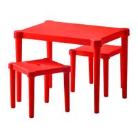Utter Set, Kinder Tisch und 2 Stühle, rot Hamburg Barmbek - Hamburg Barmbek-Süd  Vorschau