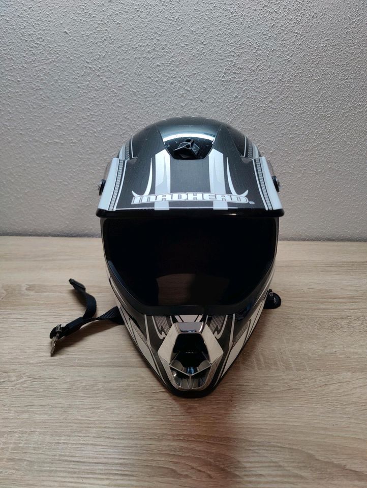 Madhead Motorradhelm/Crosshelm in Weiden (Oberpfalz)